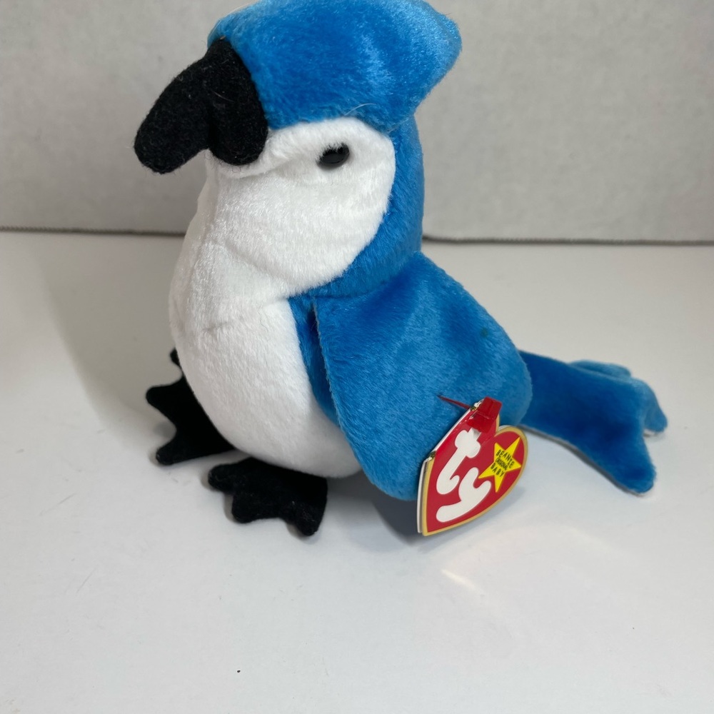 TY 1997 “Rocket” the Blue Jay Beanie Baby
